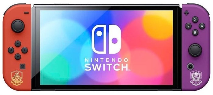 Игровая приставка Nintendo Switch OLED 64 ГБ, без игр, Pokemon Scarlet & Violet Edition 1765 - фото 4978