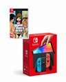 Игровая приставка Nintendo Switch OLED 64 ГБ, Grand Theft Auto: The Trilogy – The Definitive Edition, неоновый красный/неоновый синий 1769