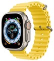 Умные часы Apple Watch Ultra 49 мм Titanium Case GPS + Cellular, титановый/желтый Ocean Band 1776 - фото 5029