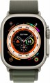 Умные часы Apple Watch Ultra 49 мм Titanium Case GPS + Cellular, титановый/зеленый Alpine Loop 1782
