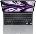 13.6" Ноутбук Apple MacBook Air 13 2022 2560x1664, Apple M2 3.5 ГГц, RAM 8 ГБ, LPDDR5, SSD 512 ГБ, Apple graphics 10-core, macOS, RU, MLXX3RU/A, серый космос 1798